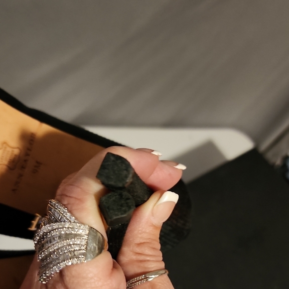 Ann Taylor Black Textured Heels - Picture 6 of 8